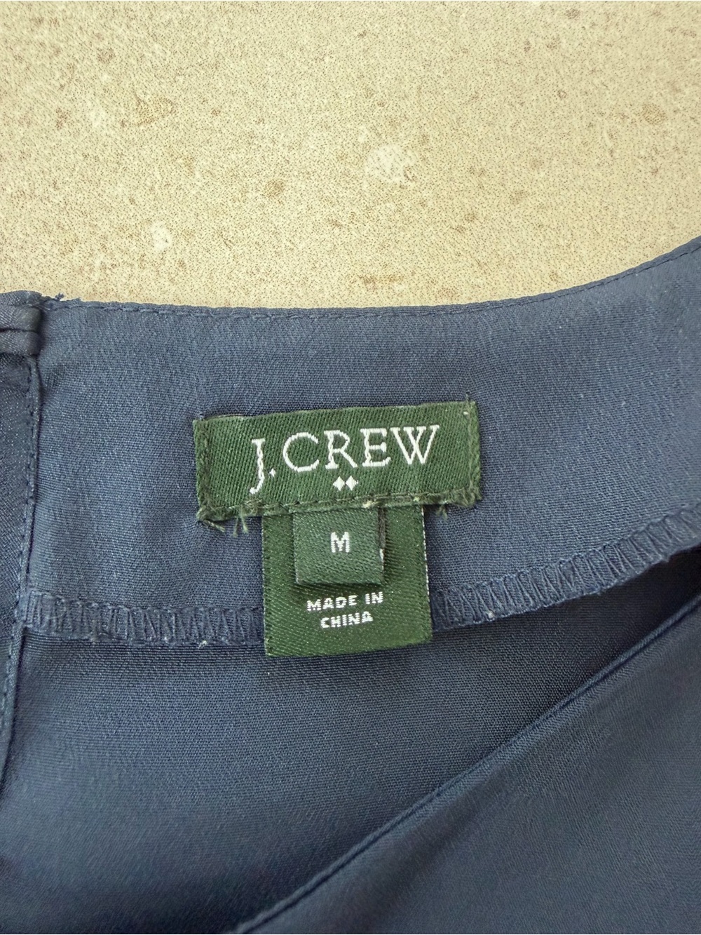 J. Crew Colorblock Short Sleeve Top in Navy, Royal Blue & Purple - Picture 4 of 4